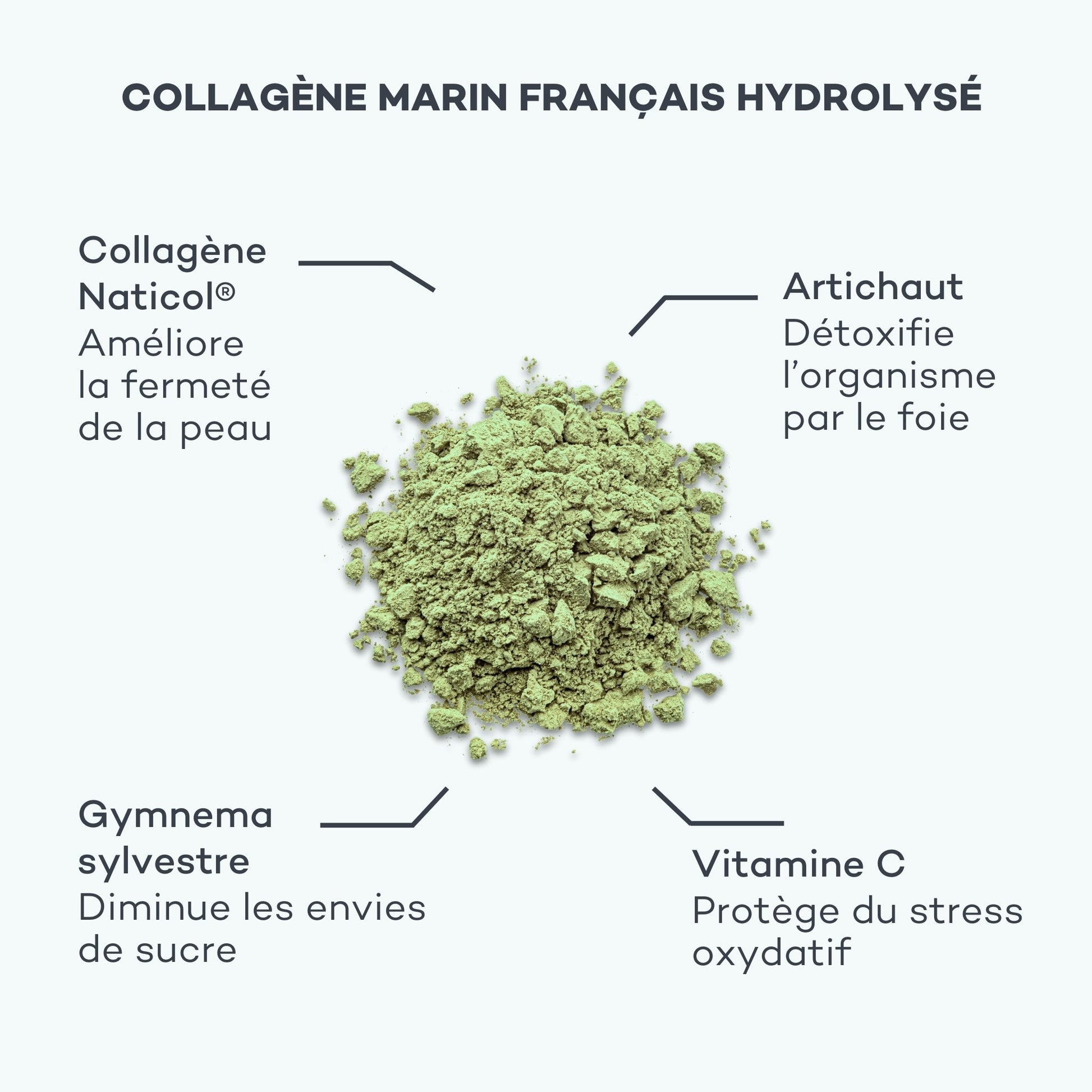 Sticks Détox D-LAB — ingrédients phares Naticol artichaut gymnema