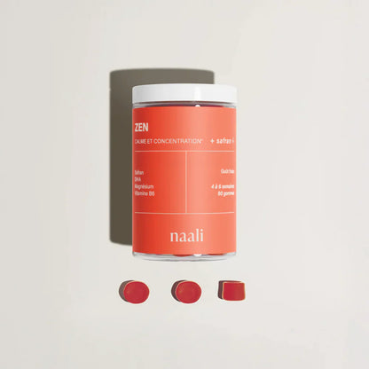 Naali Zen - Saffron-flavored gummies for ages 4 and up (Formerly Zenkids)