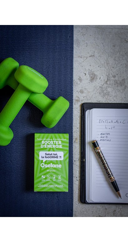 Booster d'Énergie – Ginseng, Guarana & Noix de Kola | Oselane