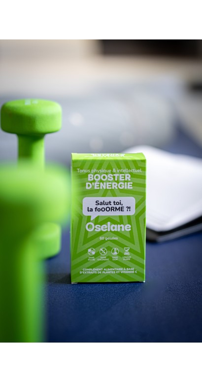Booster d'Énergie – Ginseng, Guarana & Noix de Kola | Oselane