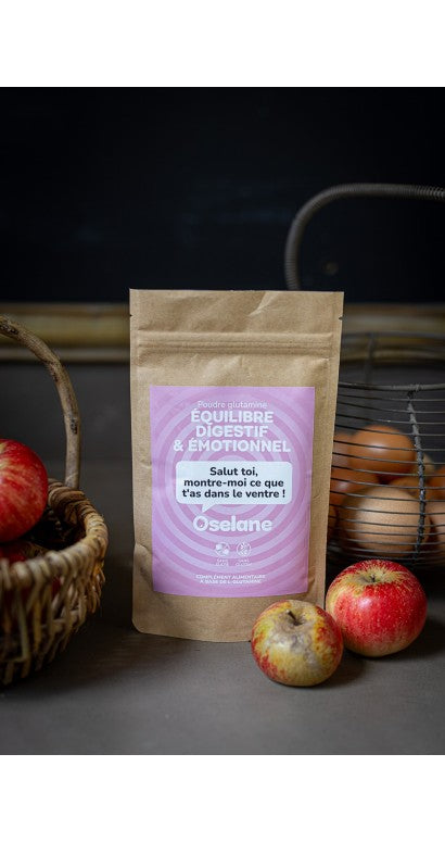 Équilibre Digestif & Émotionnel – Poudre de L-Glutamine | Oselane