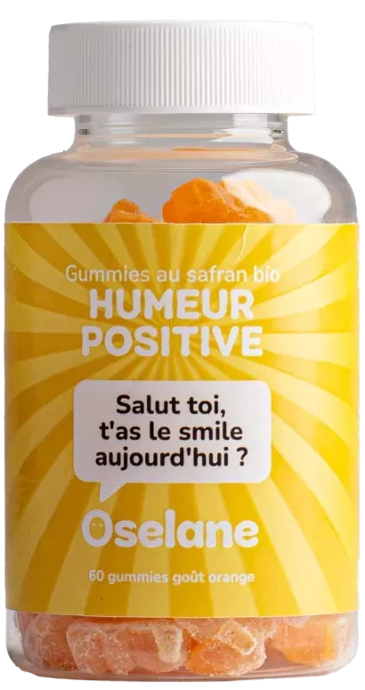 Humeur Positive – Gummies au Safran Bio | Oselane